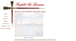 Desktop Screenshot of penfieldartassociation.com
